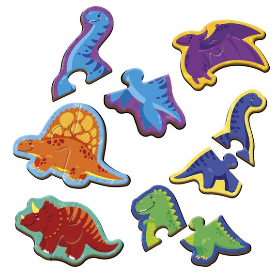 Дитячі магнітні пазли "Динозаври" VT1733-01, 6 картинок | Зображення 2