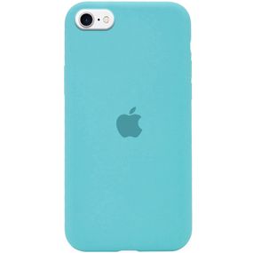 Чехол Silicone Case Full Protective (AA) для Apple iPhone SE (2020) Бирюзовый / Marine Green