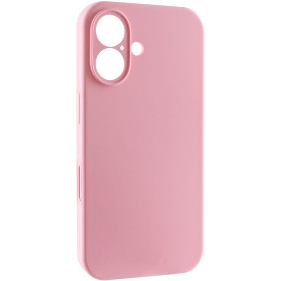 Чохол Silk Full Camera Protective (AA) NO LOGO для Apple iPhone 16 (6.1") Рожевий / Light pink