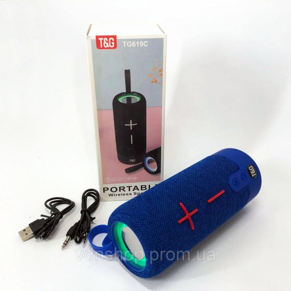 Акустичні колонки з блютузом, Bluetooth колонка з флешкою Акустичні колонки led підсвічуванням VR-53 | Зображення 6