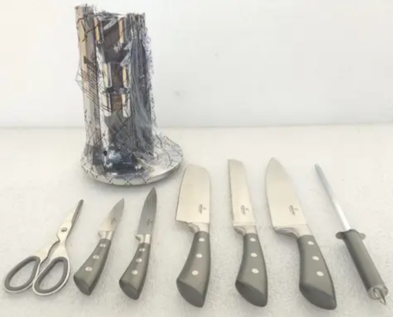Набор ножей для кухни с подставкой Bohmann BH-6040 кухонные ножи и подставки | Зображення 1
