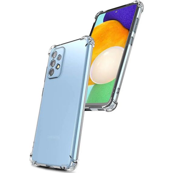 TPU чохол GETMAN Ease logo посилені кути Full Camera для Samsung Galaxy A52 4G / A52 5G / A52s Безбарвний (прозорий) | Зображення 3