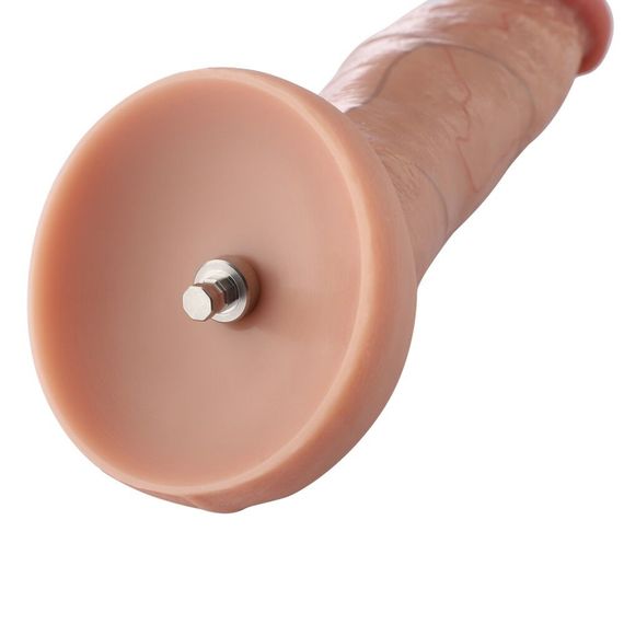 Гіперреалістичний фалоімітатор для секс-машин Hismith Hyper Realistic Silicone Dildo, KlicLok | Зображення 6