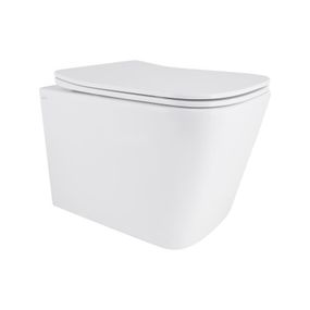 Унітаз підвісний Qtap Tern із сидінням Soft-close QT17332303ASW