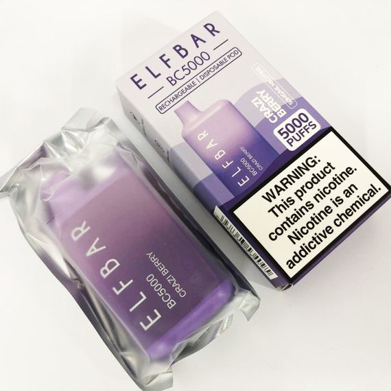 Elf Bar BC5000 смак Ягоди (Crazi Berry) | Зображення 1
