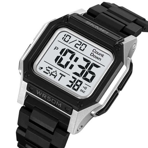 Skmei 2264BKSIWT Black-Silver-White | Зображення 2