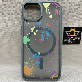 Чехол Wlons Unicorn противоударный PC+TPU для Iphone 14 MagSafe Матовый Серый