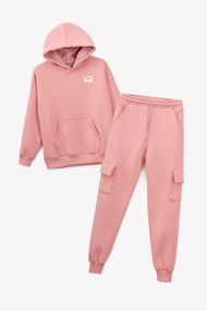 Костюм худі+штани для дівчинки Benini 241187 140 см Рожевий shop (2000990795007)
