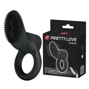 Эрекционное кольцо - Pretty Love Cobra Penis Ring Black sexstyle