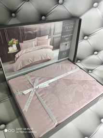 Постельное белье Fiesta Stella pudra Жаккард Хлопок Евро размер (4 наволочки)