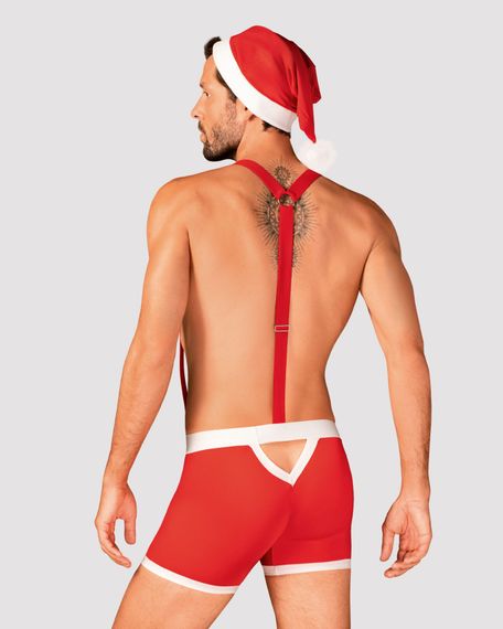 Чоловічий еротичний костюм Санта-Клауса Obsessive Mr Claus, 2XL/3XL | Зображення 1
