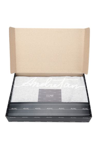 Плед SoundSleep by ANDRE TAN бавовняний 140х200 см сірий (51970708) | Зображення 2