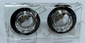 Светильник точечный декоративный HDL-G141/2 CL Crystal MR16