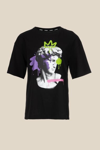 Футболка жіноча LAWA P-WB02342 2XL Чорний (2000990485199)