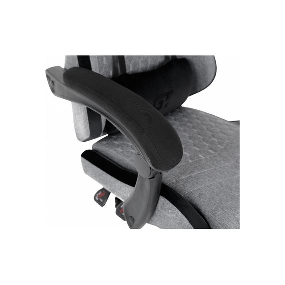Крісло ігрове GT Racer X-2324 Gray/Black (X-2324 Fabric Gray/Black Suede) | Зображення 8