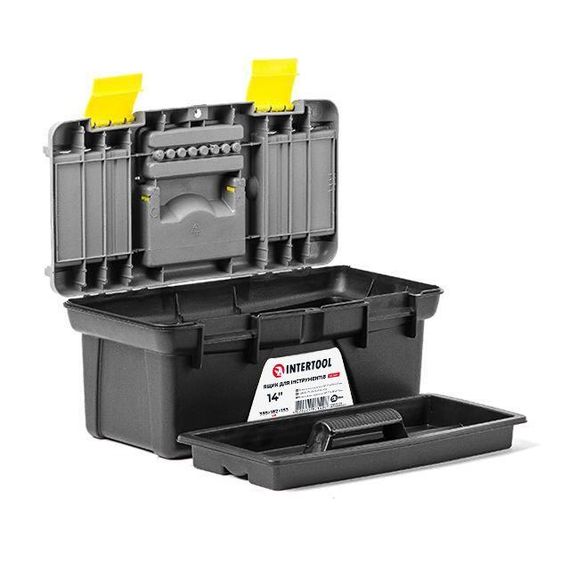 Ящик для інструментів 14" 355*182*153 мм INTERTOOL BX-0314 | Зображення 2