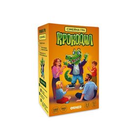 Карткова гра "Крокодил" orner-2678, 160 карток, інструкція
