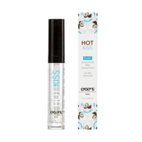 Стимулирующий блеск для губ EXSENS Coconut Hot Kiss 7 мл, согревает и охлаждает sexstyle