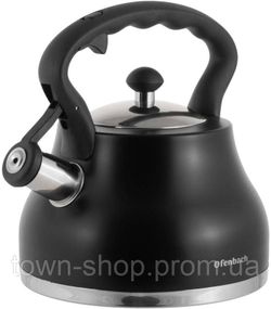Чайник Ofenbach Black 2.7л нержавеющая сталь, со свистком NB-100313BL