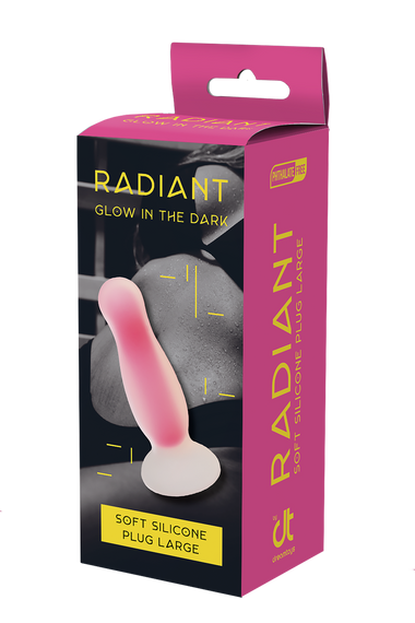 Анальна пробка, що світиться Dream Toys RADIANT SOFT Sex Aura | Зображення 4