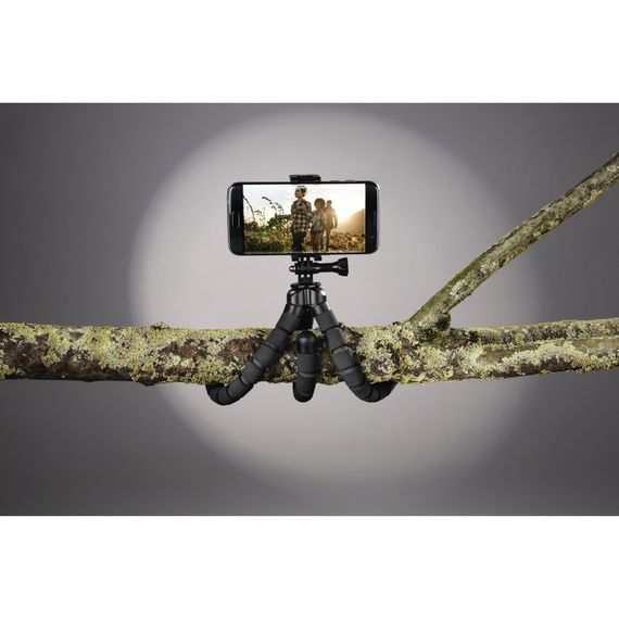 Штатив HAMA Flex 2x1 Mobile Phone,Action Camera 10 -26 см Black (00004613) | Зображення 8