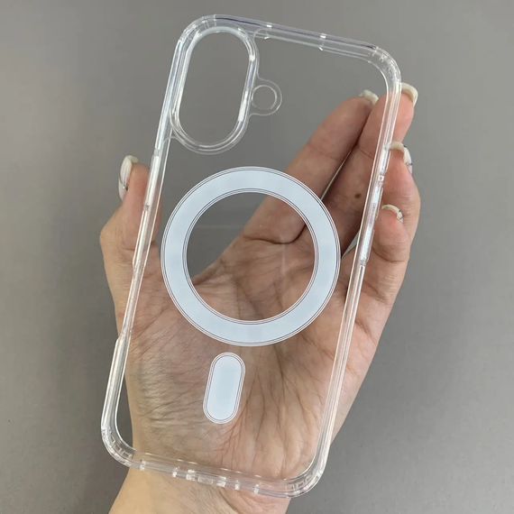 Чохол Cosmic Acrylic MagSafe HQ для Apple iPhone 16 Transparent | Зображення 1
