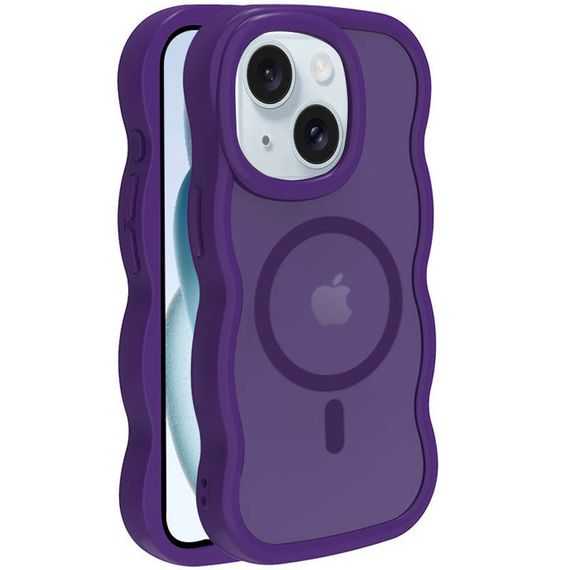 Чохол TPU+PC Undine with MagSafe для Apple iPhone 15 (6.1") Purple