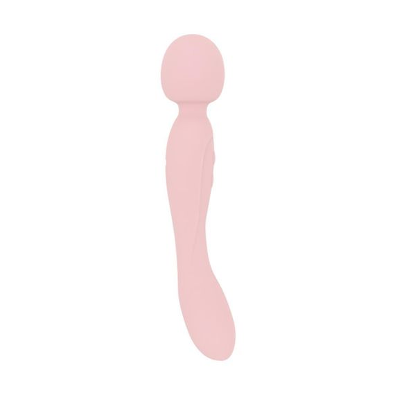 Вибромассажер Good Vibes Only - SIMI Double-Sided Wand Vibrator Soft Silicone - Pink sexstyle