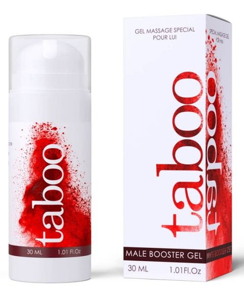 Согревающий ( стимулирующий ) гель  Taboo Male  Booster Gel, 30 ml, 30 ml sexstyle