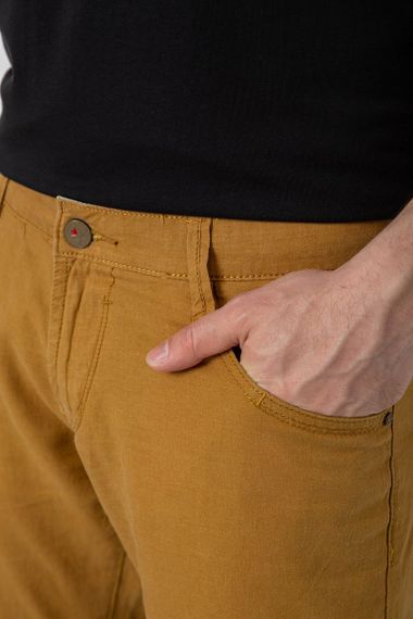 Шорты мужские, цвет темно-горчичный, 238R2489 | Зображення 4