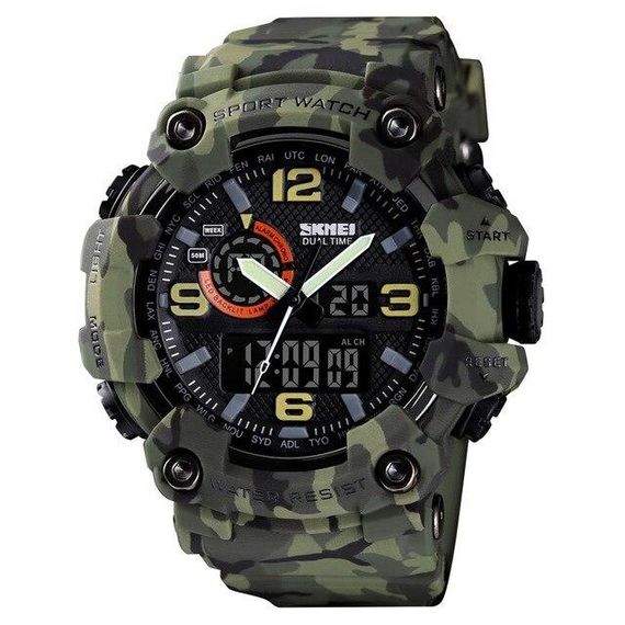 Годинник S2kmei 1520CMGN Green Camo.