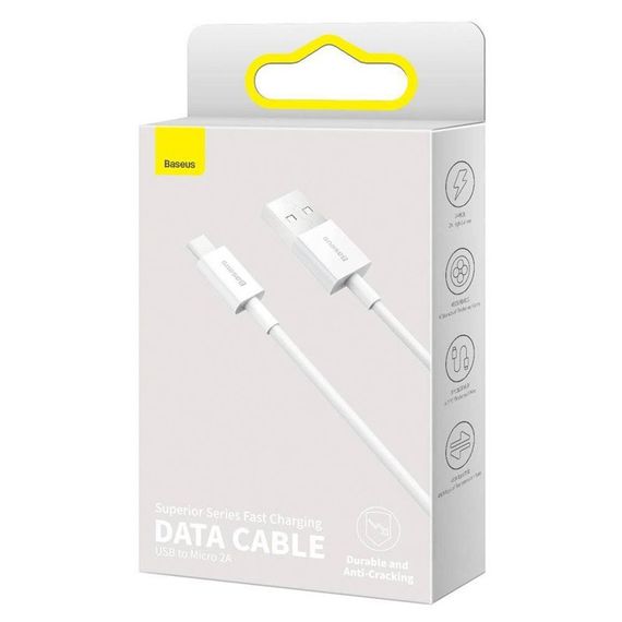 Дата кабель Baseus Superior Series Fast Charging MicroUSB Cable 2A (1m) (CAMYS) | Зображення 4