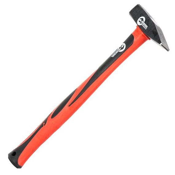 Молоток 300 г.ручка з фібергласу INTERTOOL HT-0203 | Зображення 1