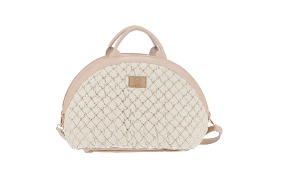 Сумка-переноска для собак і котів Misoko&Co, 40 см х 35 см х 22 см, бежевий