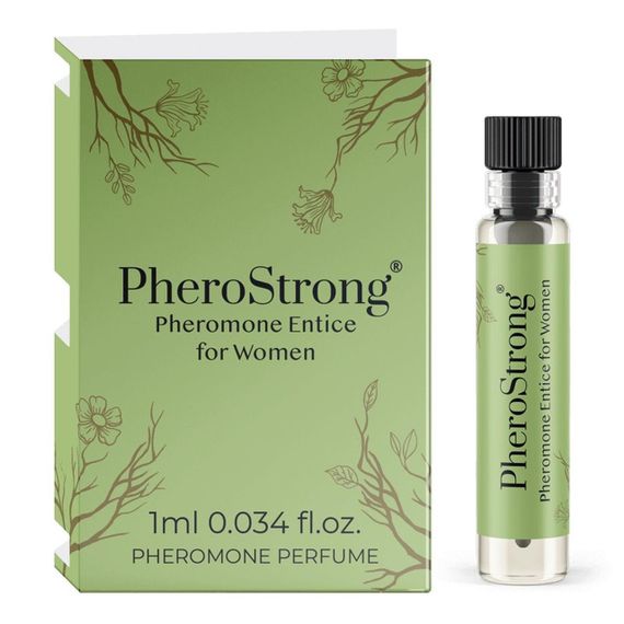 Духи женские PheroStrong pheromone Entice for Women 1ml Sex Aura