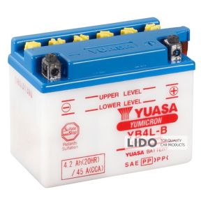 Аккумулятор МОТО Yuasa 12V 4,2Ah YuMicron Battery YB4L-B(сухозаряжений)