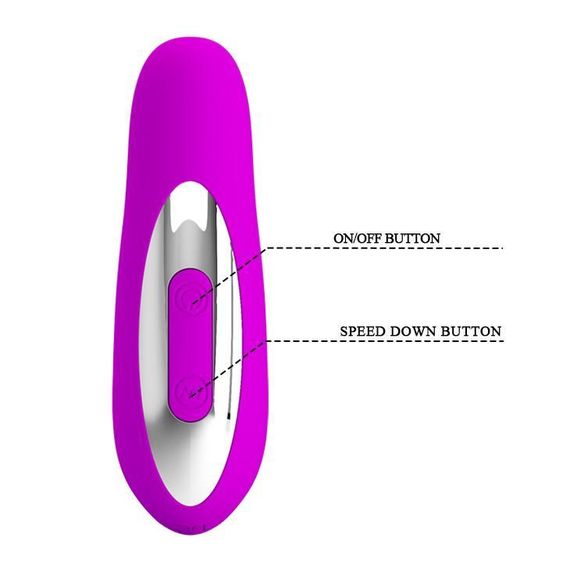 Массажер простаты PRETTY LOVE -Piper, 12 vibration functions 12 pulse wave settings sexstyle | Зображення 3