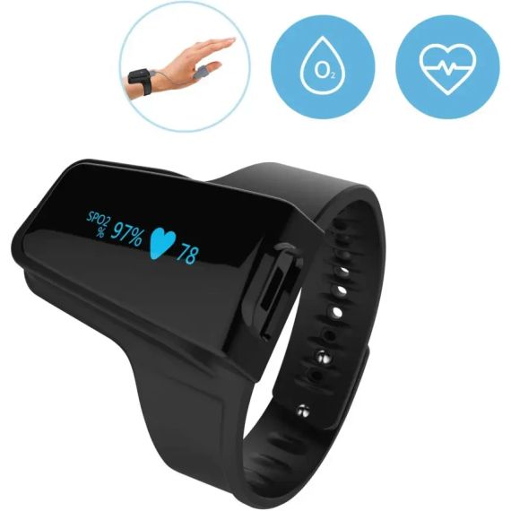 Пульсоксиметр ViATOM Checkme O2 Max з Bluetooth, кільцевий датчик, безперервний моніторинг SpO2 і пульсу, додаток Vihealth | Зображення 2