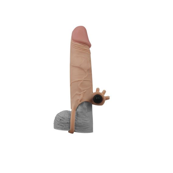 Насадка на член с вибрацией Pleasure X-Tender Vibrating Penis Sleeve #2 Sex Aura | Зображення 2