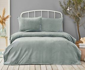 Покривало Karaca Home 10547 Туреччина 160*230 см  Поліестер Блакитний