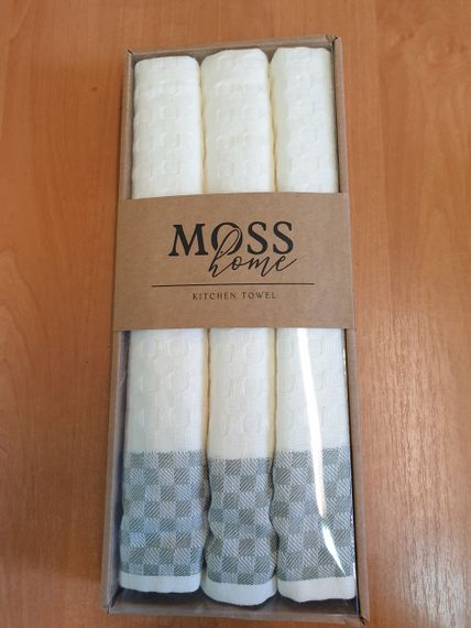 Набір рушників Nilteks 128675 Туреччина 70*50  Вафельное полотно Різні кольори