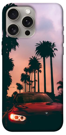 Чохол з картинкою BMW at sunset для Apple iPhone 15 Pro Max (6.7")