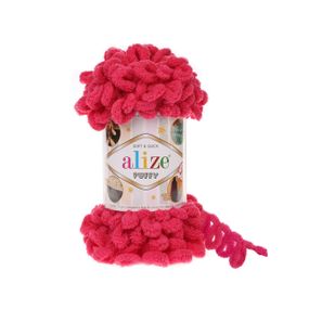 Пряжа Alize Puffy 149 алізе пуффі плюшева