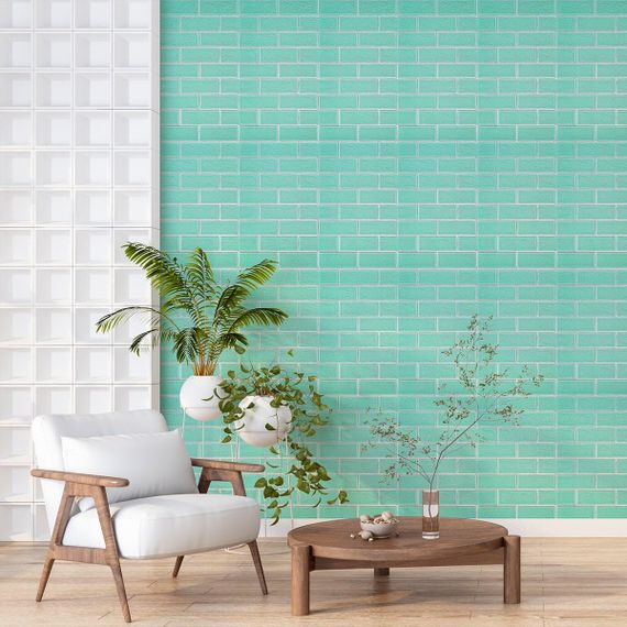 Панель стінова 3D NEW CULTURAL WALL 70*70cm*5mm GREEN+SILVER (D) SW-00001803 | Зображення 4