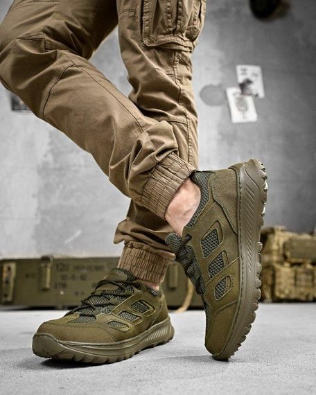 Літні тактичні кросівки PARTIOT олива ДЛ6469 | Зображення 3