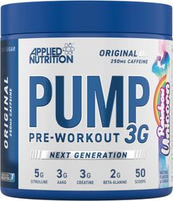 Предтренировочный комплекс Applied Nutrition Pump 3G 375 g (Rainbow Unicorn)