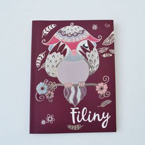 Блокнот 4Profi  "Filiny" burgundy  40 арк. формат А5 903672