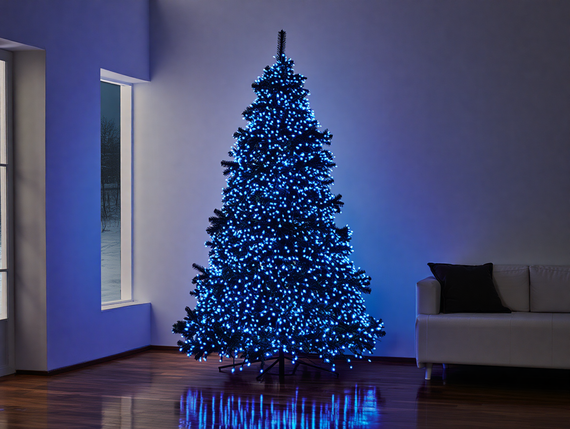 Гірлянда Різдвяна фея вулична 50 (м) 500 LED чорний провід Синій CF500L50MBBL | Зображення 5