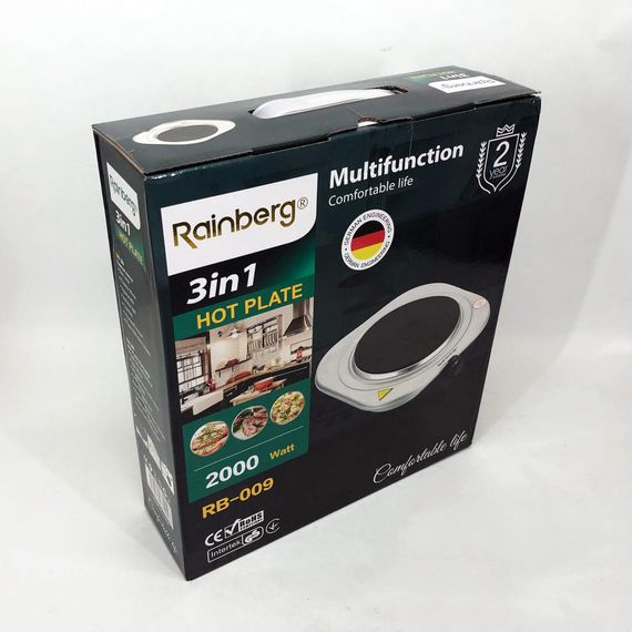 Плита электрическая Rainberg RB-009 одноконфорочная настольная электроплита на одну конфорку JQ-222 из | Зображення 7