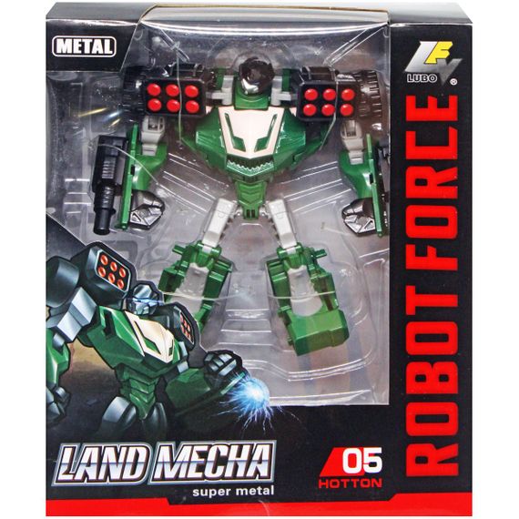 Трансформер J8111-05-05 "Land Mecha" робот+транспорт, 17см, в коробці (6970862611857)